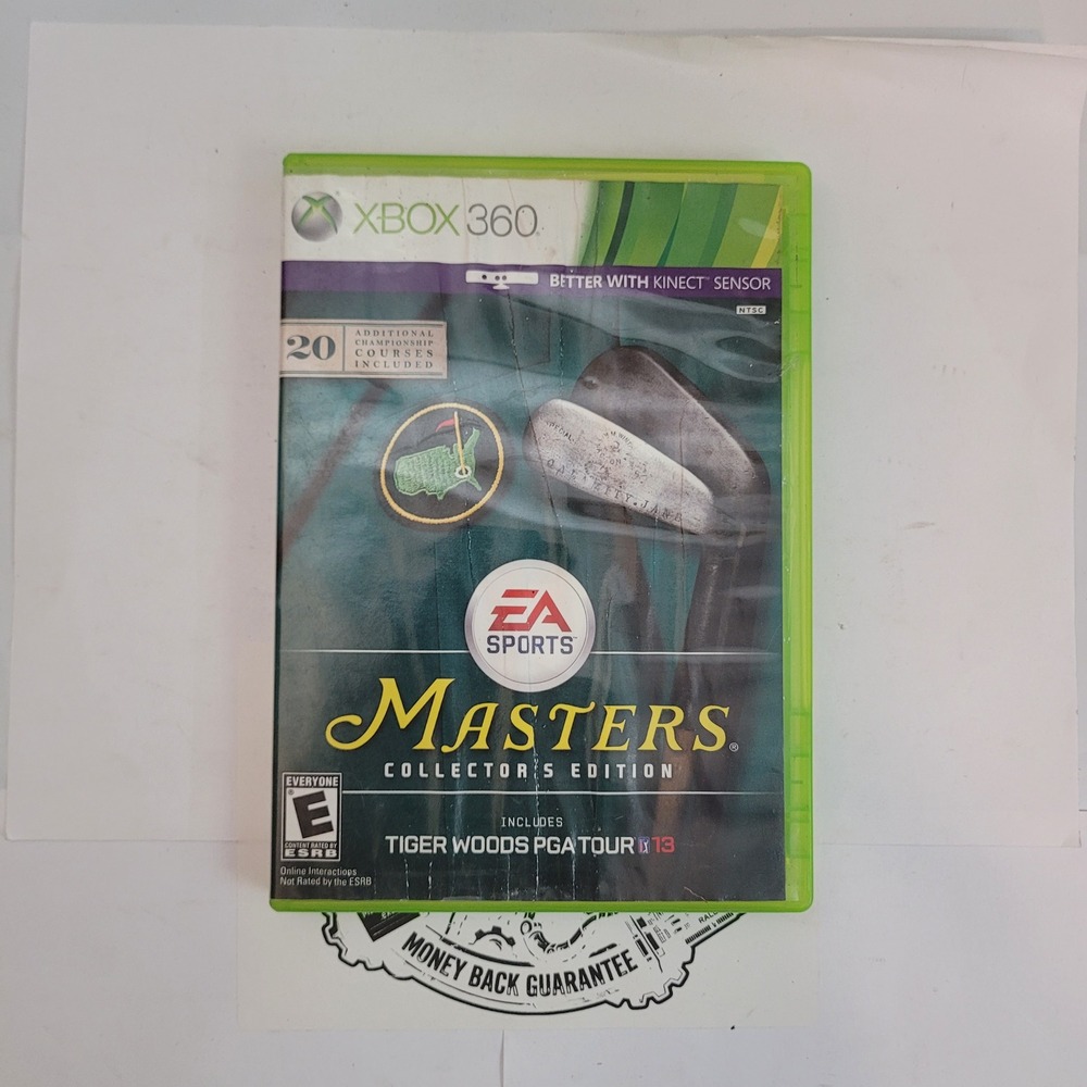 EA Sports Tiger Woods PGA Tour 13 Masters Collector's Edition Xbox 360 Kinect
